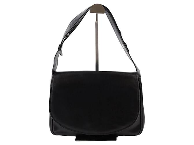 Lancel Leather shoulder bag Black  ref.1360383