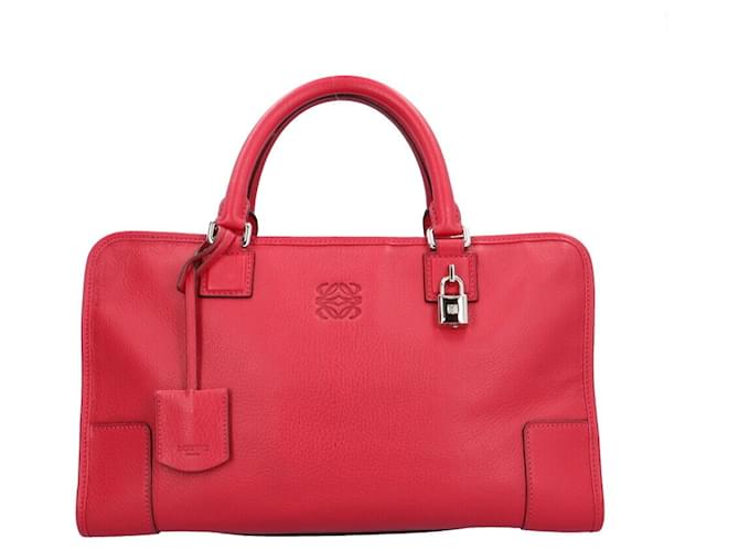 LOEWE AMAZONA Cuir Rouge  ref.1360394