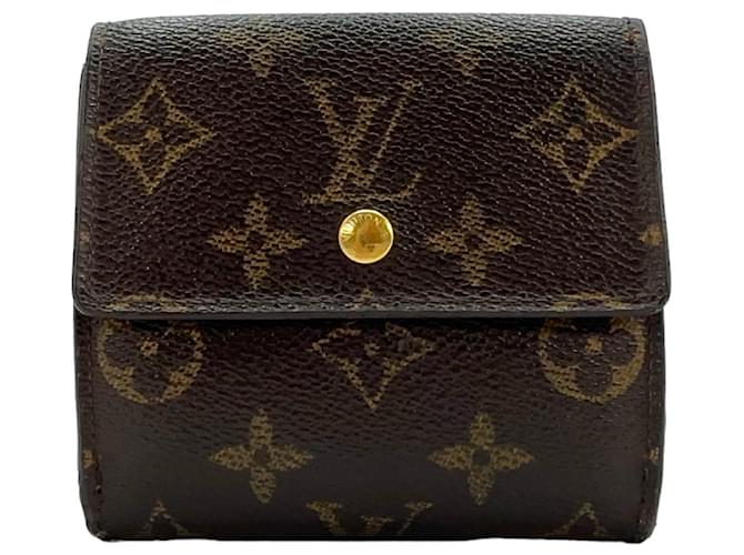 Louis Vuitton Monogram Wallet Vintage Small Brown  ref.1360532