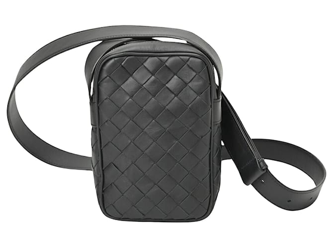 Bottega Veneta Intrecciato Cuir Noir  ref.1360600