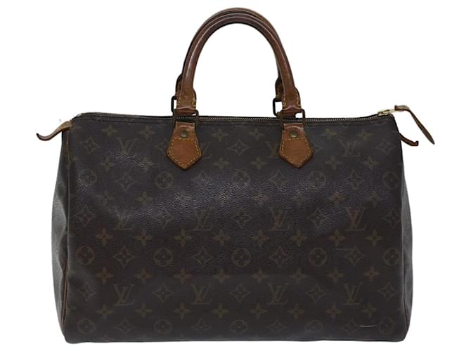 Louis Vuitton Speedy 30 Brown Cloth  ref.1360604