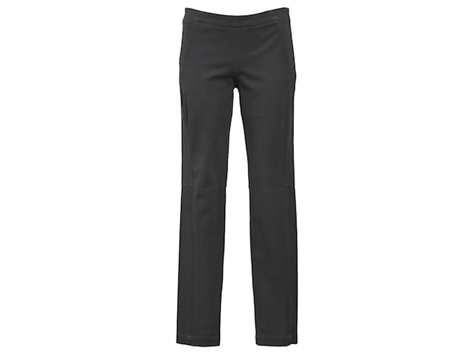 Brunello Cucinelli Straight-Leg Trousers in Grey Cotton  ref.1360742