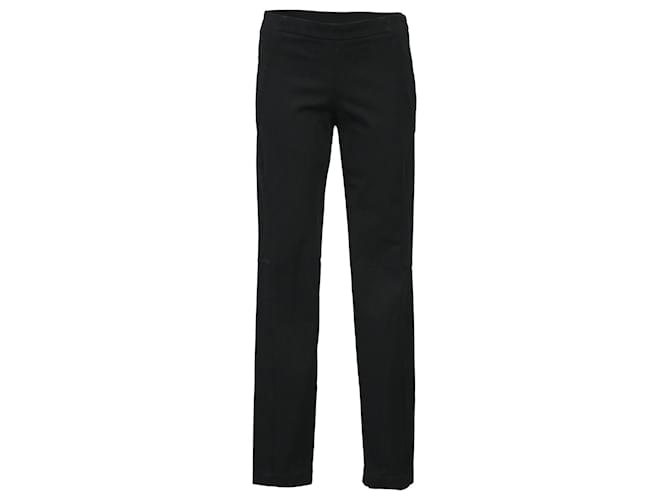 Brunello Cucinelli Straight-Leg Trousers in Black Cotton  ref.1360745