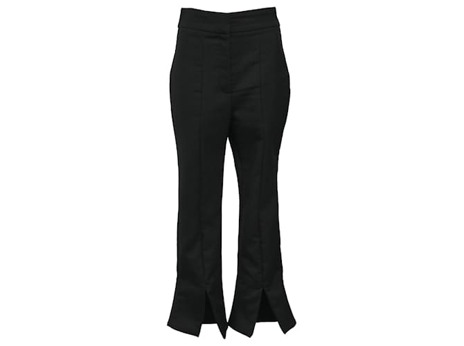 Jacquemus Flared Leg Trousers in Black Wool  ref.1360785