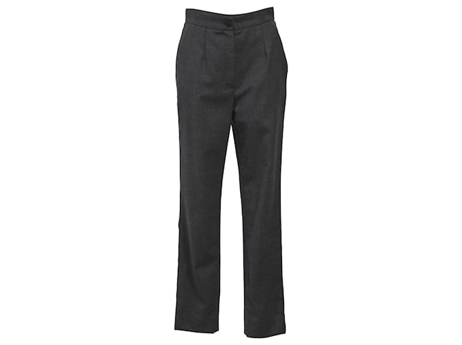 Pantalon droit Dolce & Gabbana en laine grise  ref.1360789