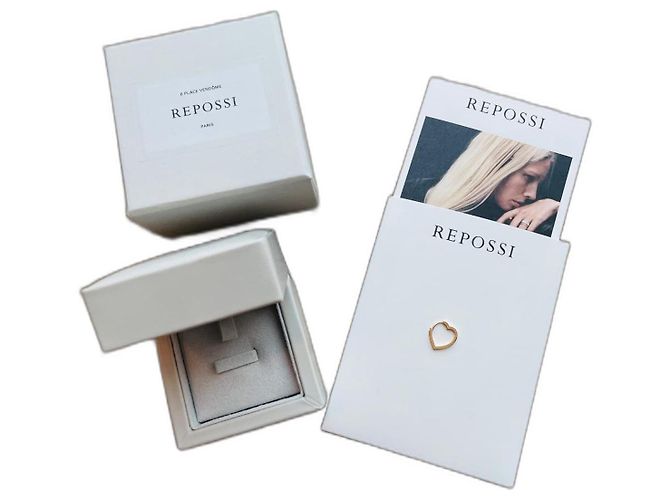 Repossi Petite créole Antifer Heart Bijouterie dorée