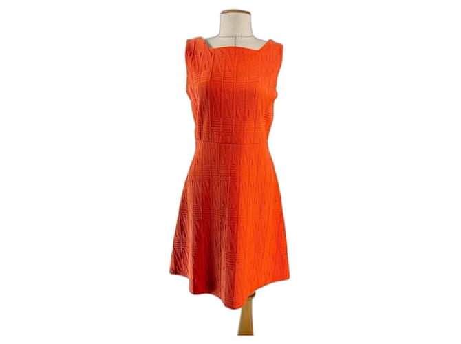 Hobbs Dresses Orange Polyester Elastane  ref.1360849