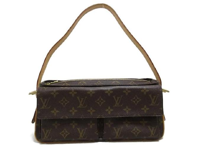 Louis Vuitton Viva Cite MM Canvas Shoulder Bag M51164 in good condition Cloth  ref.1360971