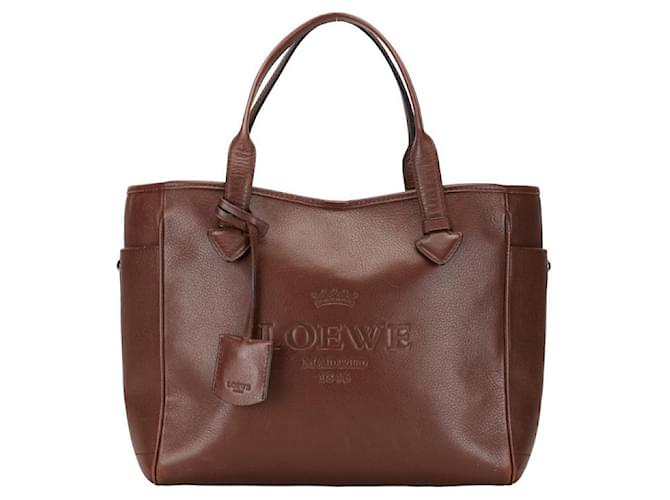 Loewe Leather Handbag Leather Handbag in Good condition  ref.1360982