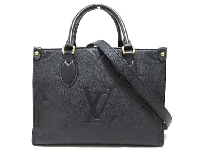 Louis Vuitton On The Go PM Bolsa de couro M45653 em boa condição  ref.1360998