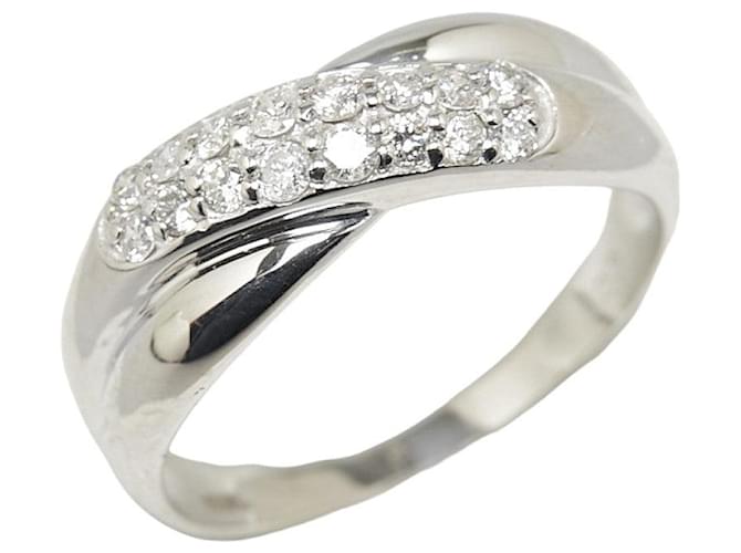 & Other Stories [LuxUness] 18k Gold Diamond Ring Metal Ring in Excellent condition  ref.1361003