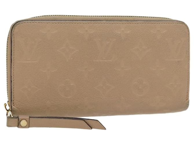 LOUIS VUITTON Monogram Empreinte Zippy Wallet Tour Rail M69034 LV Auth yk11986  ref.1361089
