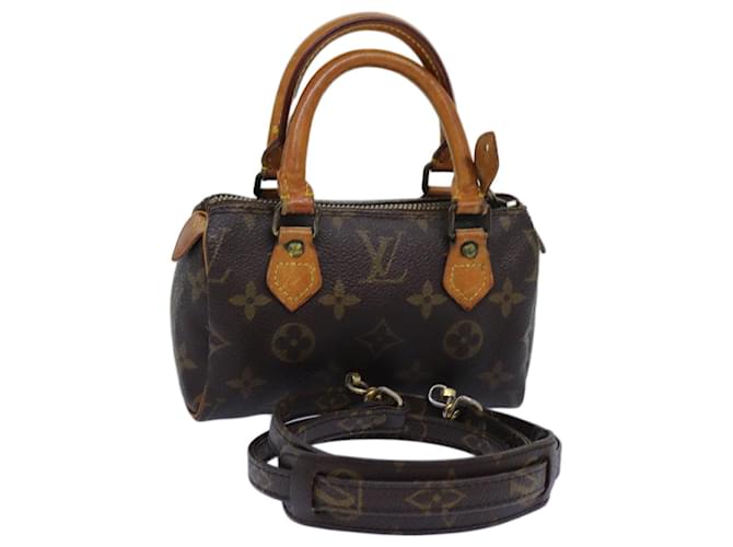 LOUIS VUITTON Monogram Mini Speedy Hand Bag M41534 LV Auth 72314 Cloth  ref.1361118