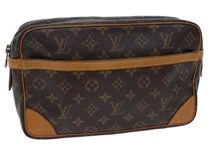 Louis Vuitton Monogram Compiegne 28 Clutch Bag M51845 LV Auth 70874 Cloth  ref.1361140