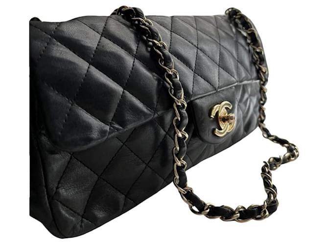 Timeless Chanel Intemporel (est-ouest) Black Leather  ref.1361277