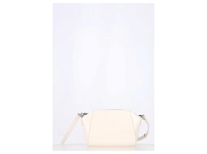 Givenchy Mini-Tasche „Antigona“ aus weißem Leder  ref.1361300