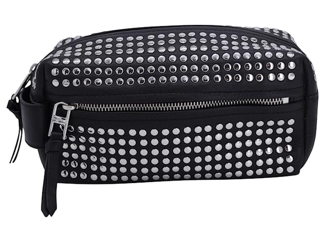 Burberry Studded Pouch in Black Leather  ref.1361337