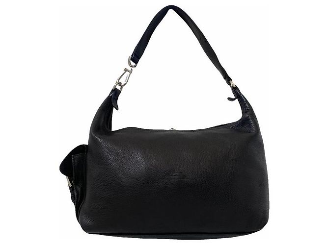 Borsa Longchamp in pelle nera Nero