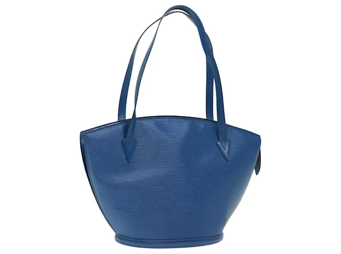 LOUIS VUITTON Epi Saint Jacques Shopping Shoulder Bag Blue M52275 auth 72505 Leather  ref.1361512