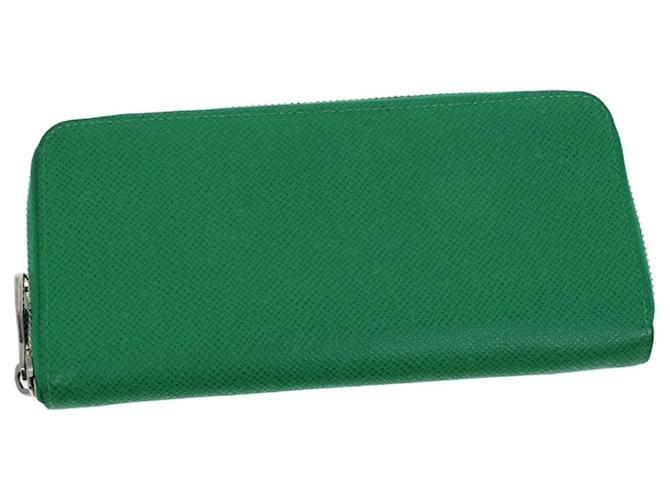 LOUIS VUITTON Taiga Zippy Wallet Vertical Long Wallet Green M32835 LV Auth 72914 Leather  ref.1361521