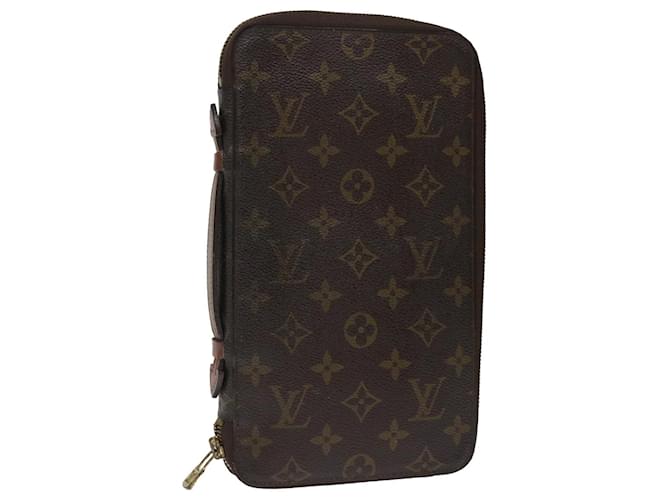 LOUIS VUITTON Monogram Poche Escapade Travel Case M60113 LV Auth 71407 Cloth  ref.1361538