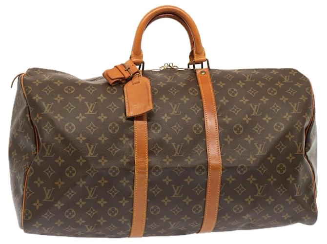 Louis Vuitton-Monogramm Keepall 55 Boston Bag M.41424 LV Auth 72624 Leinwand  ref.1361577