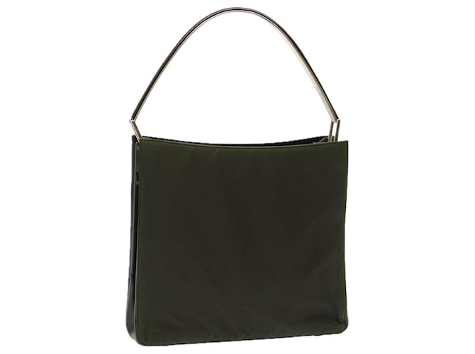 PRADA Shoulder Bag Nylon Khaki Auth 72625  ref.1361593