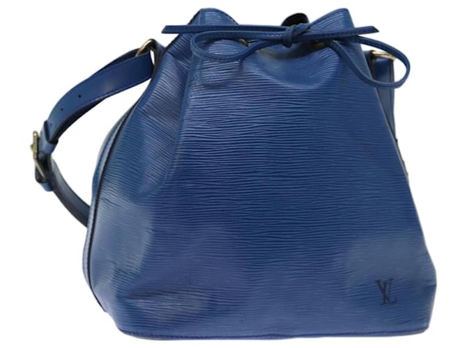 LOUIS VUITTON Epi Petit Noe Shoulder Bag Blue M44105 LV Auth cl831 Leather  ref.1361596