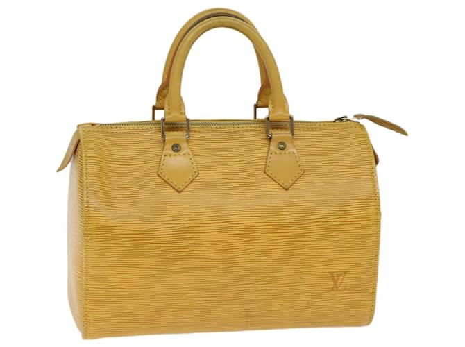 Louis Vuitton Epi Speedy 25 Hand Bag Tassili Yellow M43019 LV Auth 72394 Leather  ref.1361618
