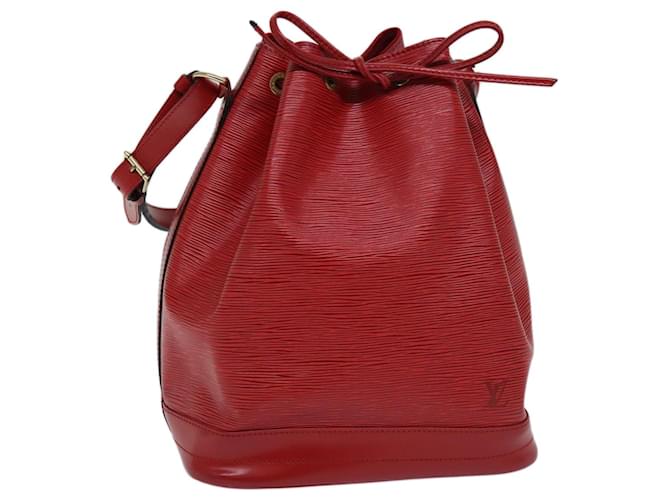 LOUIS VUITTON Epi Noe Shoulder Bag Red M44007 LV Auth ki4381 Leather  ref.1361631
