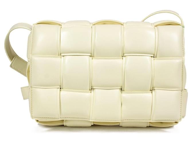 Bottega Veneta Handbags Beige Cream Leather  ref.1361680