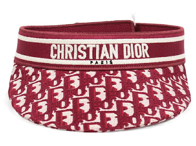 Dior Hats Red Cloth  ref.1361682