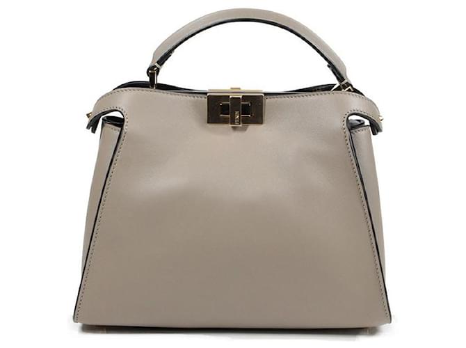 Fendi Handbags Taupe Leather  ref.1361685
