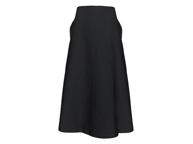La jupe noire élégante Sprecher de The Row Soie Polyester  ref.1361688