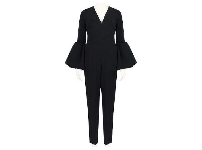 Roksanda Black Flared Sleeve Margot Jumps