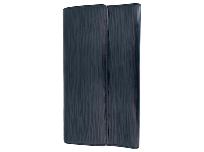 Louis Vuitton Wallets Black Leather  ref.1361699