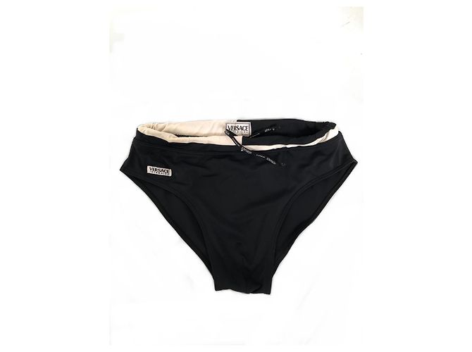 Slip da bagno Versace in jersey Multicolore