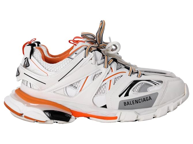 Balenciaga Track Sneakers in White Polyurethane Plastic  ref.1361720