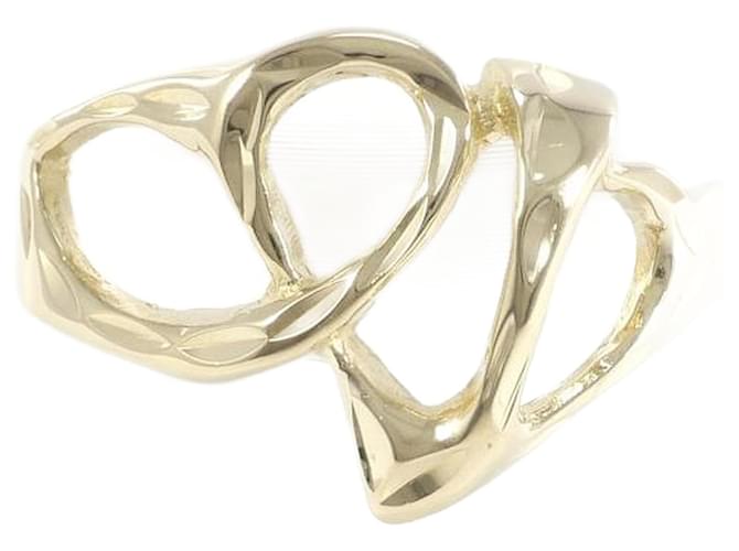 & Other Stories [LuxUness] 14K Double Heart Ring  Metal Ring in Excellent condition  ref.1361763