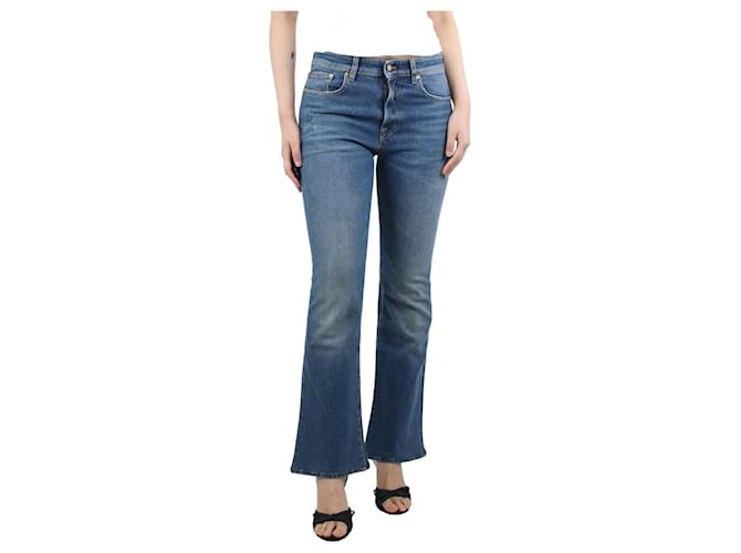 Golden Goose Blue slim-leg flared jeans - size UK 10 Cotton  ref.1361789