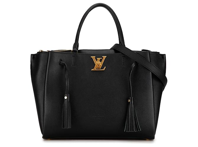 Louis Vuitton Black Lockmeto Leather Pony-style calfskin  ref.1361847