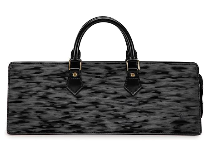 Louis Vuitton Black Epi Sac Triangle Leather  ref.1361854
