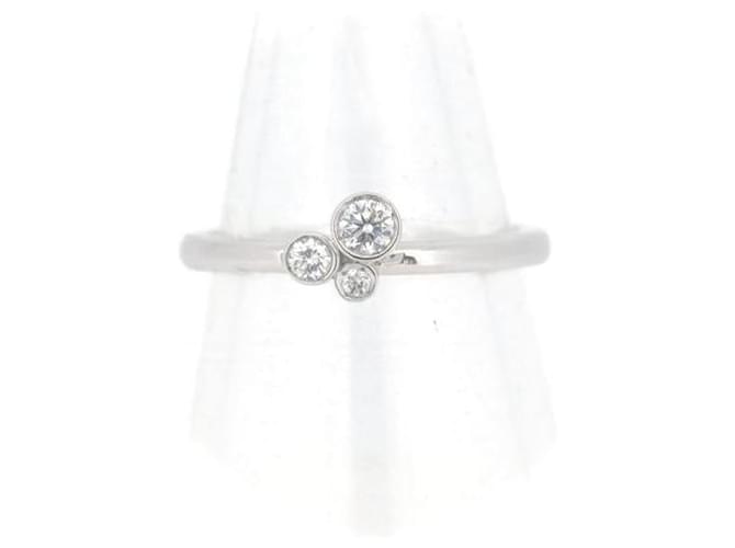 & Other Stories Pre-owned Ponte Vecchio Diamond Ring 0.16CT K18WG Size 12 in Great Condition Silvery Metal  ref.1361911