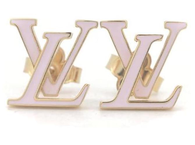 Louis Vuitton LV Iconic Enamel Earrings Metal Earrings M01136 in excellent condition  ref.1361913