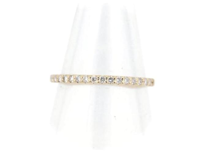 & Other Stories Ponte Vecchio Half Eternity Diamond Ring 0.14CT K18YG 9 in Great Condition Golden Metal  ref.1361917