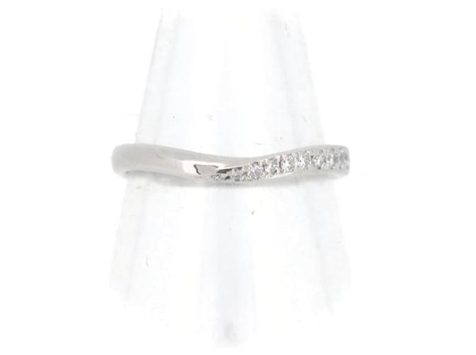 & Other Stories Anillo de diamantes de platino en excelentes condiciones Plata Metal  ref.1361922