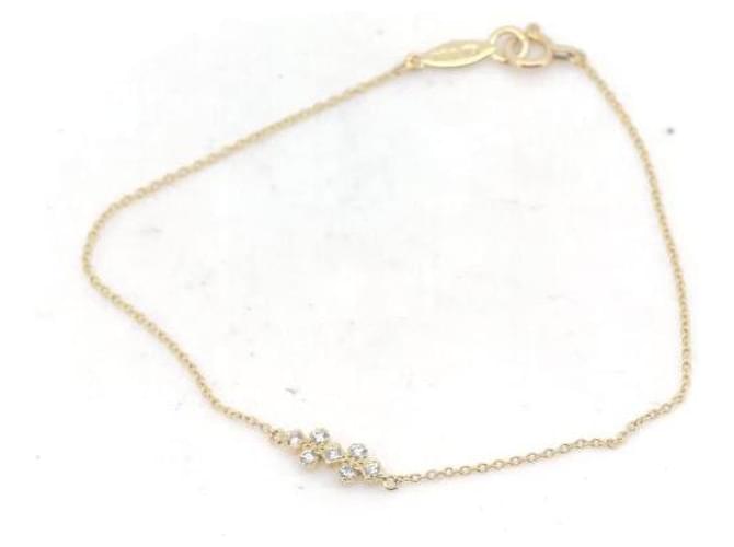 & Other Stories [LuxUness] 18k Bracciale in oro Florent con diamanti Bracciale in metallo in condizioni eccellenti  ref.1361936