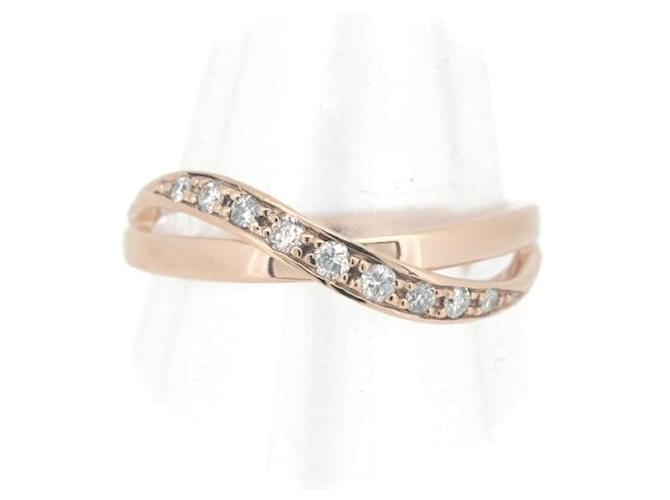 & Other Stories [LuxUness] 18k Gold Diamond Ring Metal Ring in Excellent condition  ref.1361947