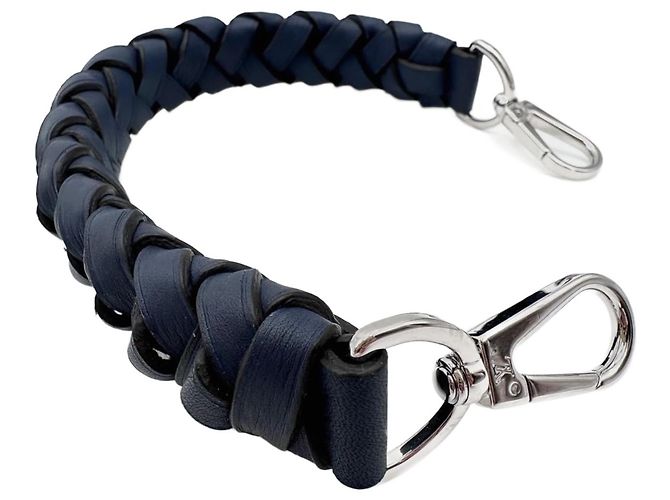 Alça de couro azul da Louis Vuitton