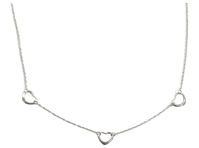 Tiffany & Co corazón abierto Plata Plata  ref.1361991